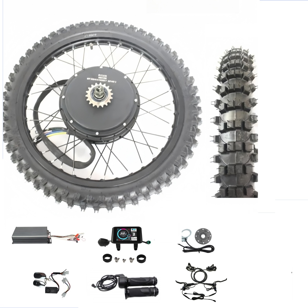 Ebike Conversion Kit 72V 3000W - 電動自転車 48V-72V 3000-8000W 17インチ 18インチ 19インチ