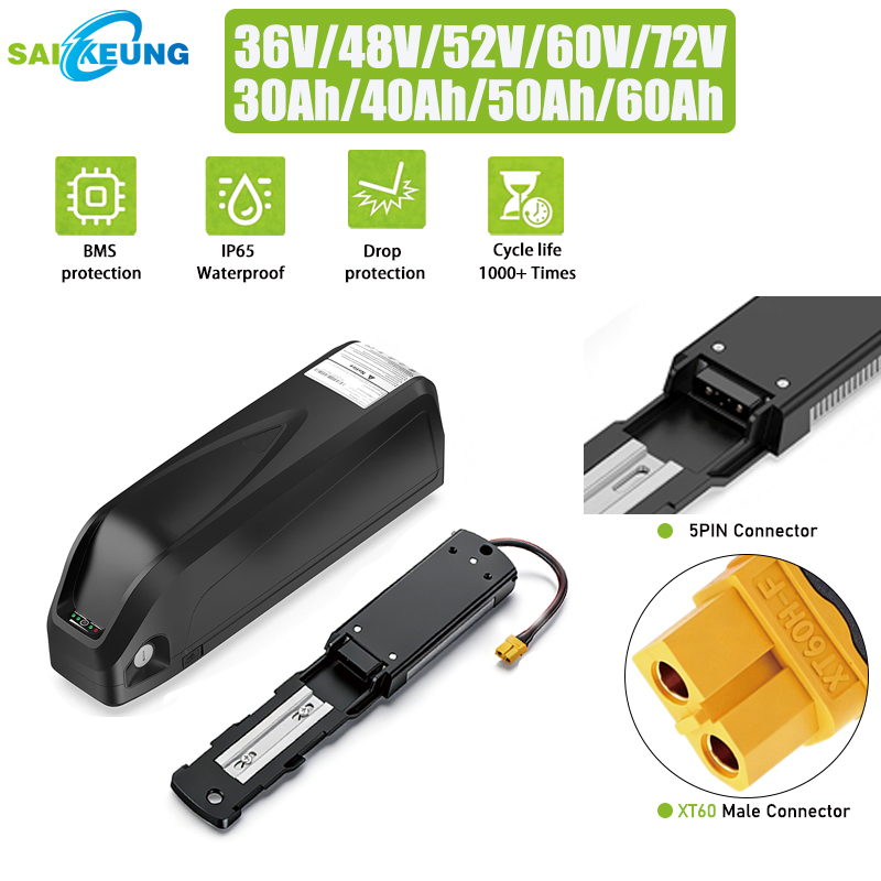 Cham 36V 48V 52V 60V 72V 50Ah  - Ebike Battery 48V 20Ah Hailong のレビューと価格